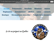 Tablet Screenshot of brasdeferquebec.com